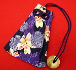 義若オリジナルの腰下げ巾着　ちらし桜